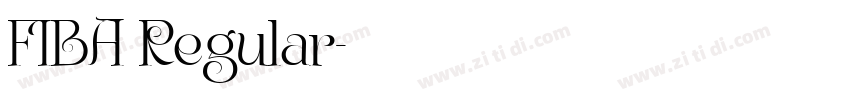 FIBA Regular字体转换 FIBA Regular字体转换
